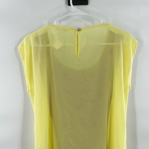 Lucy Paris yellow bejeweled blouse top size M - Picture 5 of 10